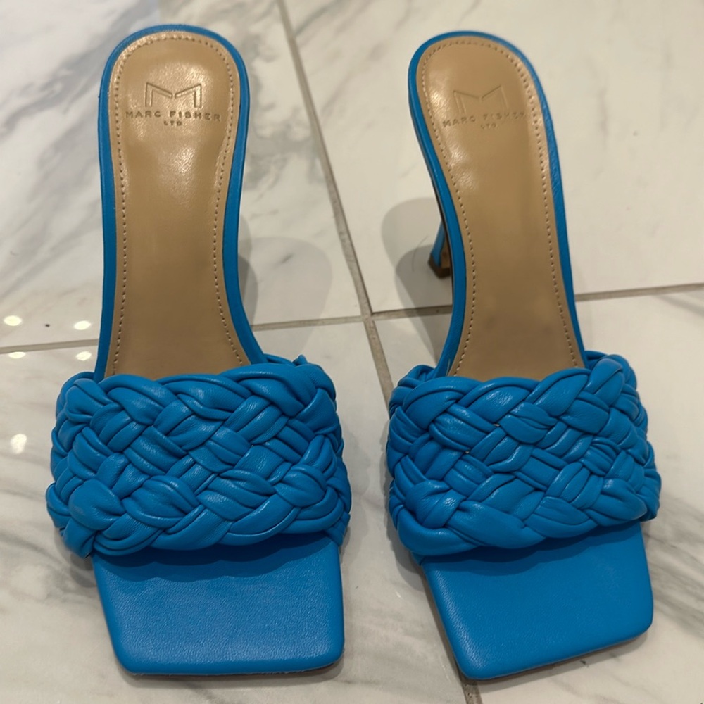 Marc fisher braided heels